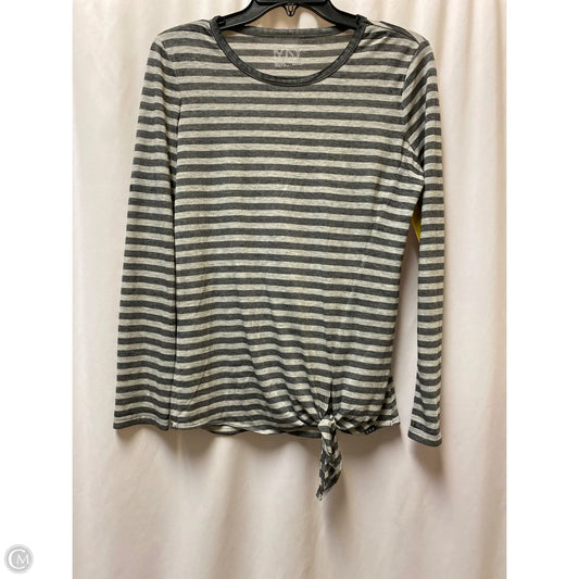 Top Long Sleeve By Marc New York In Grey, Size: S