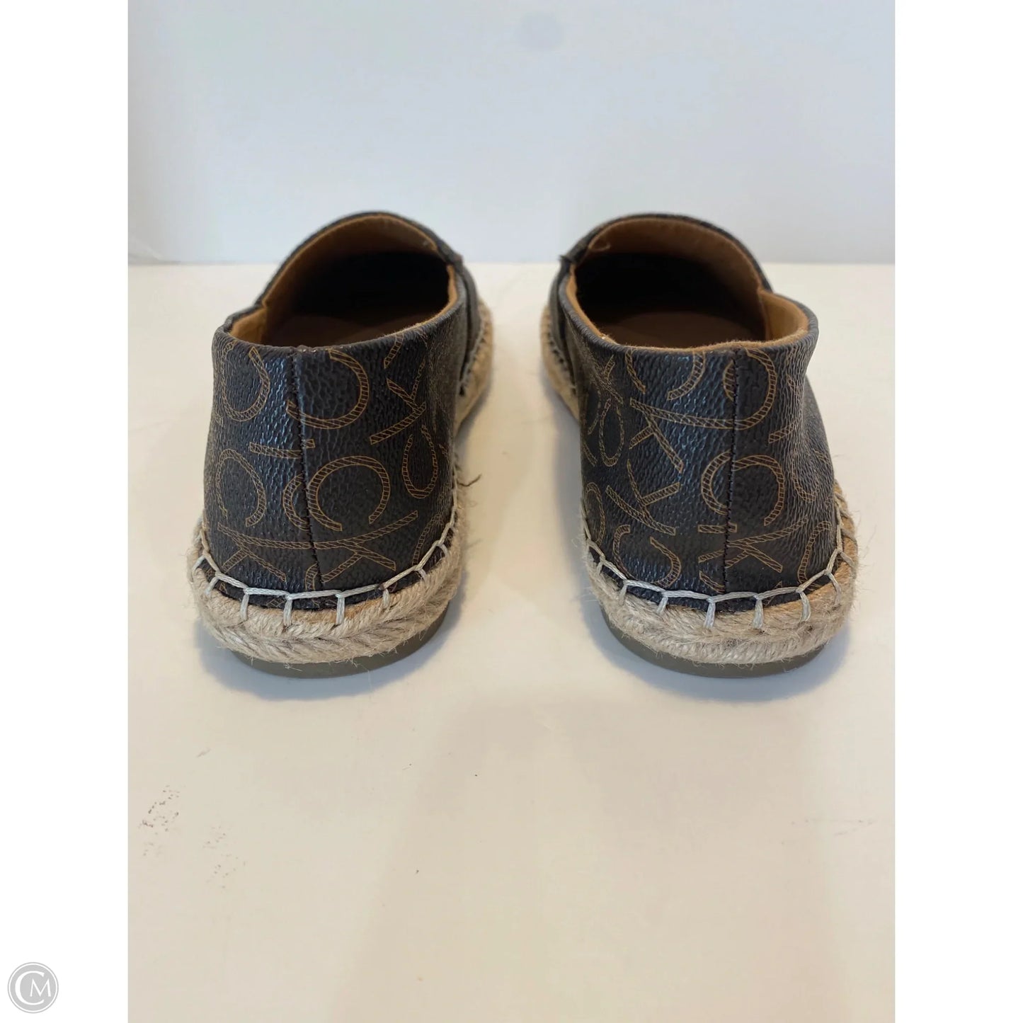 Shoes Flats By Calvin Klein In Brown, Size: 8