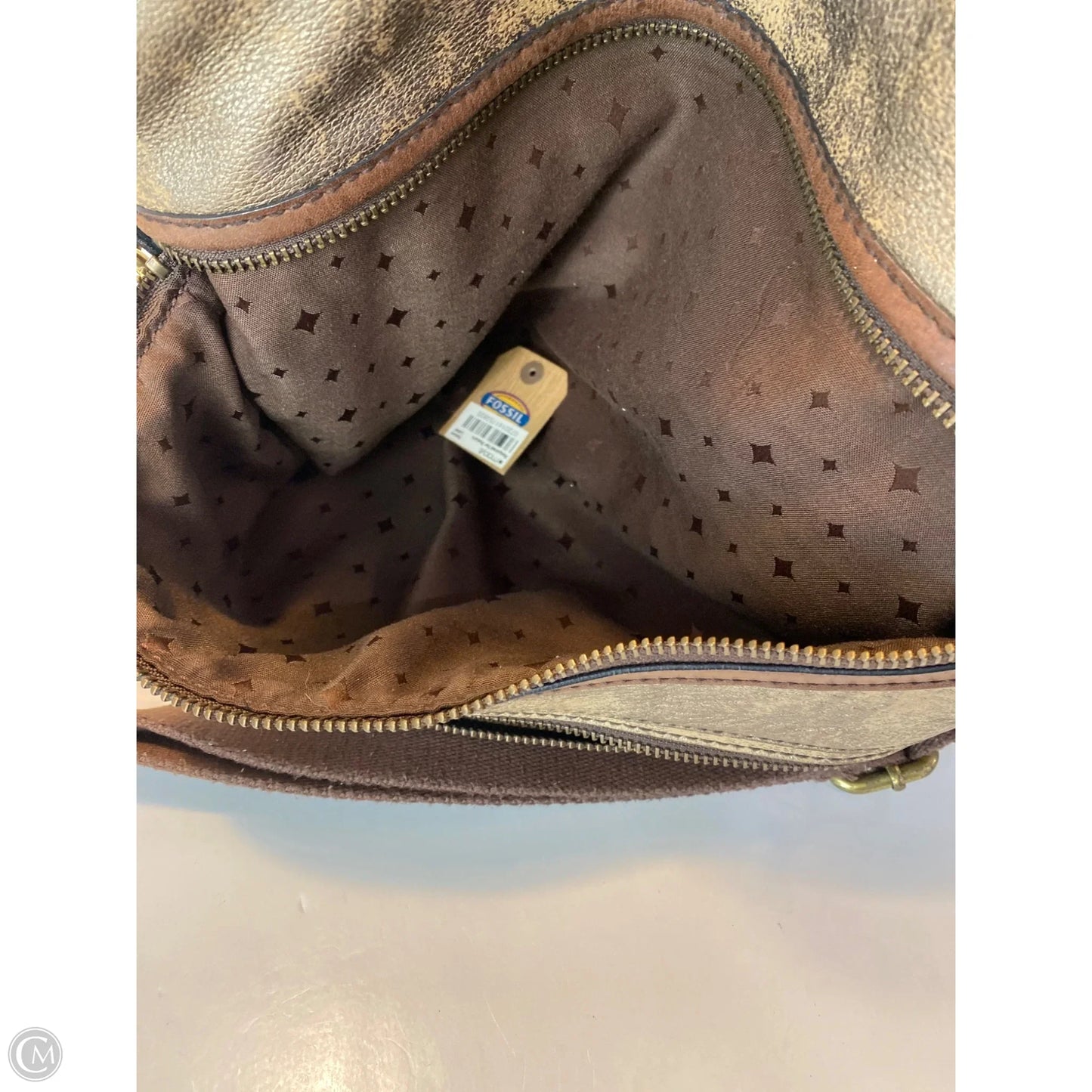 Handbag By Fossil, Size: Large