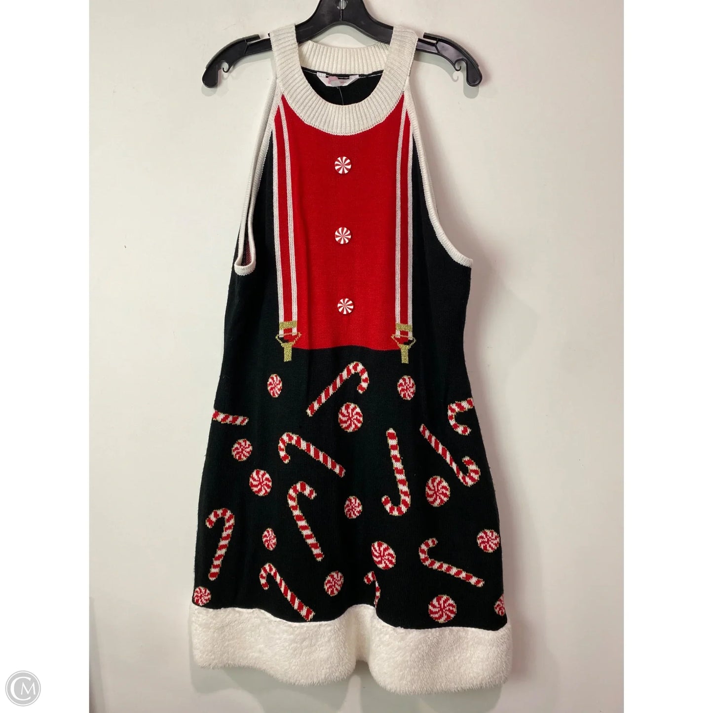 Dress Casual Midi By No Boundaries In Red, Size: Xxl