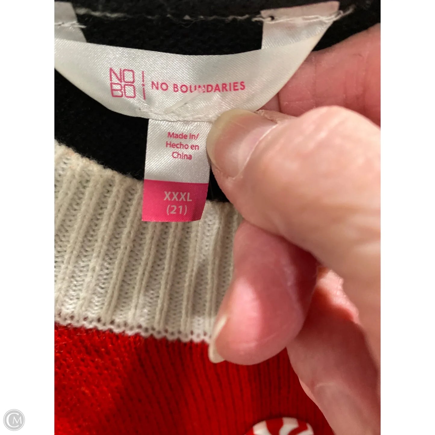 Dress Casual Midi By No Boundaries In Red, Size: Xxl