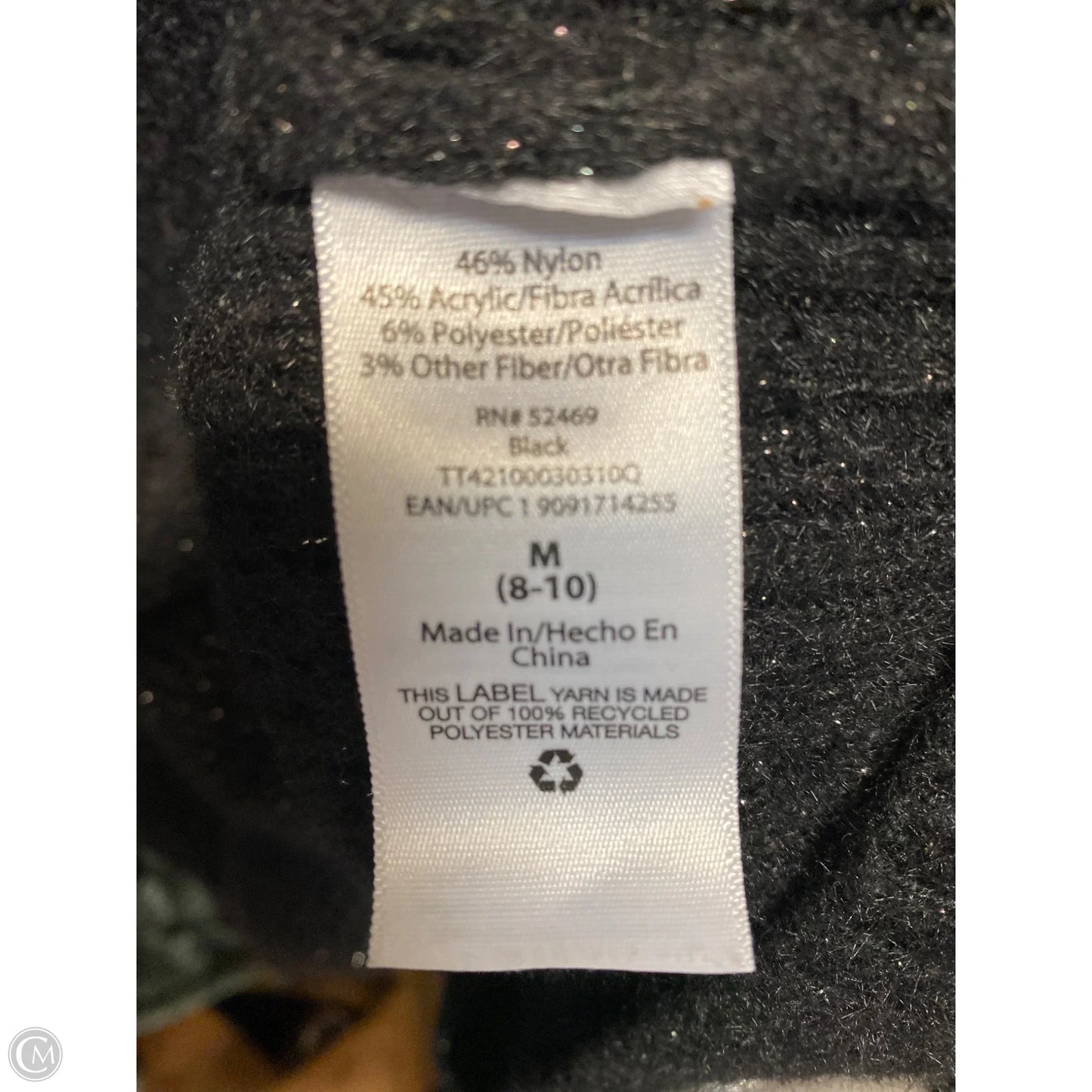 Sweater By Time And Tru In Black, Size: M