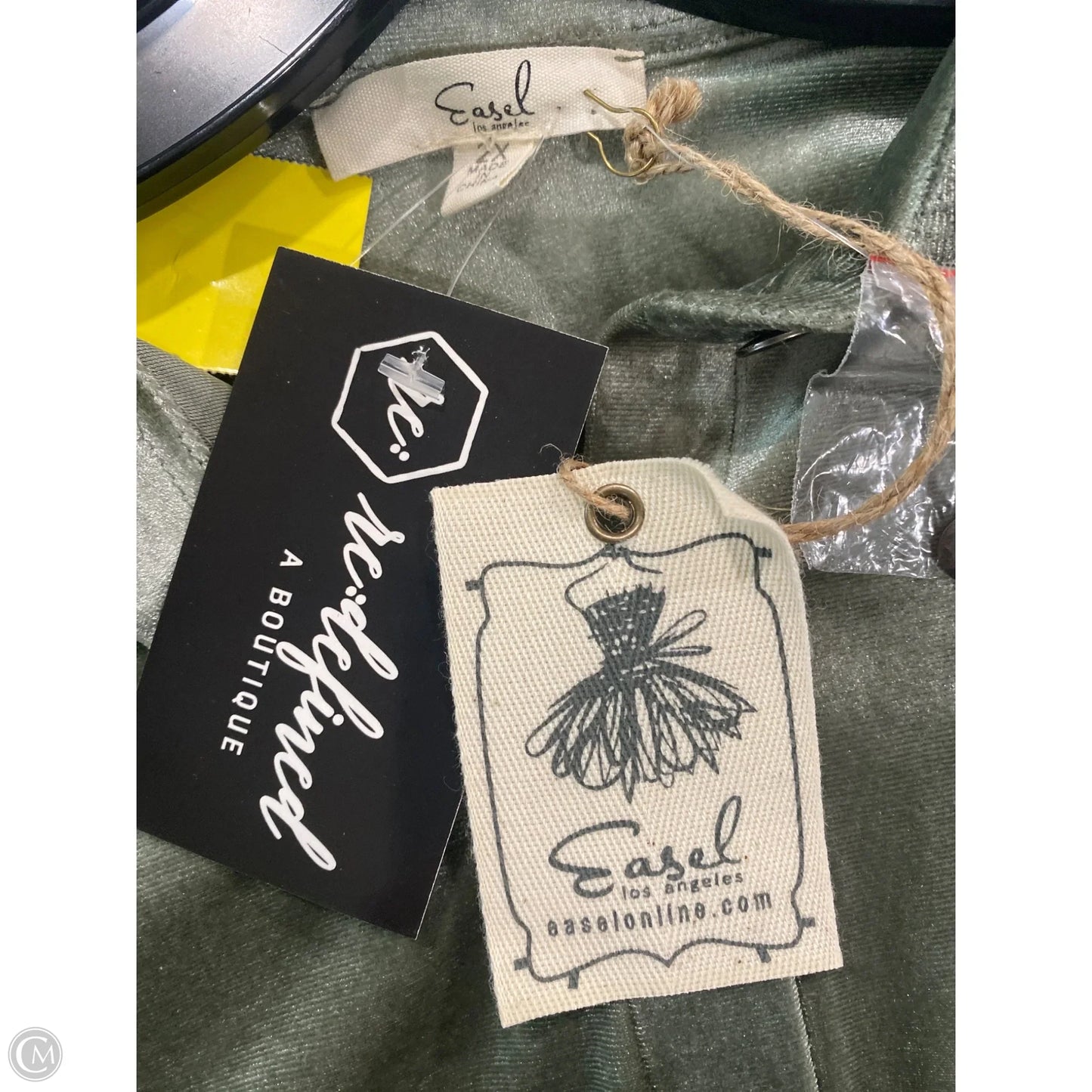 Top Long Sleeve By Easel In Green, Size: 2x