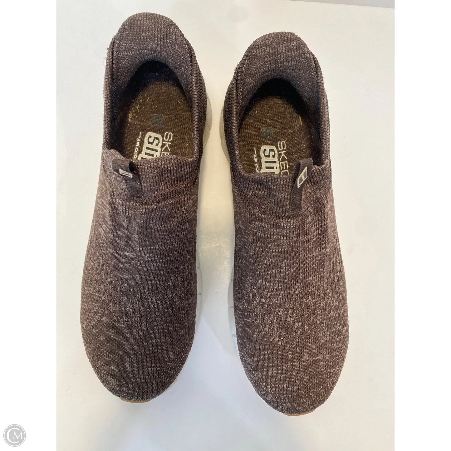 Shoes Athletic By Skechers In Taupe, Size: 9