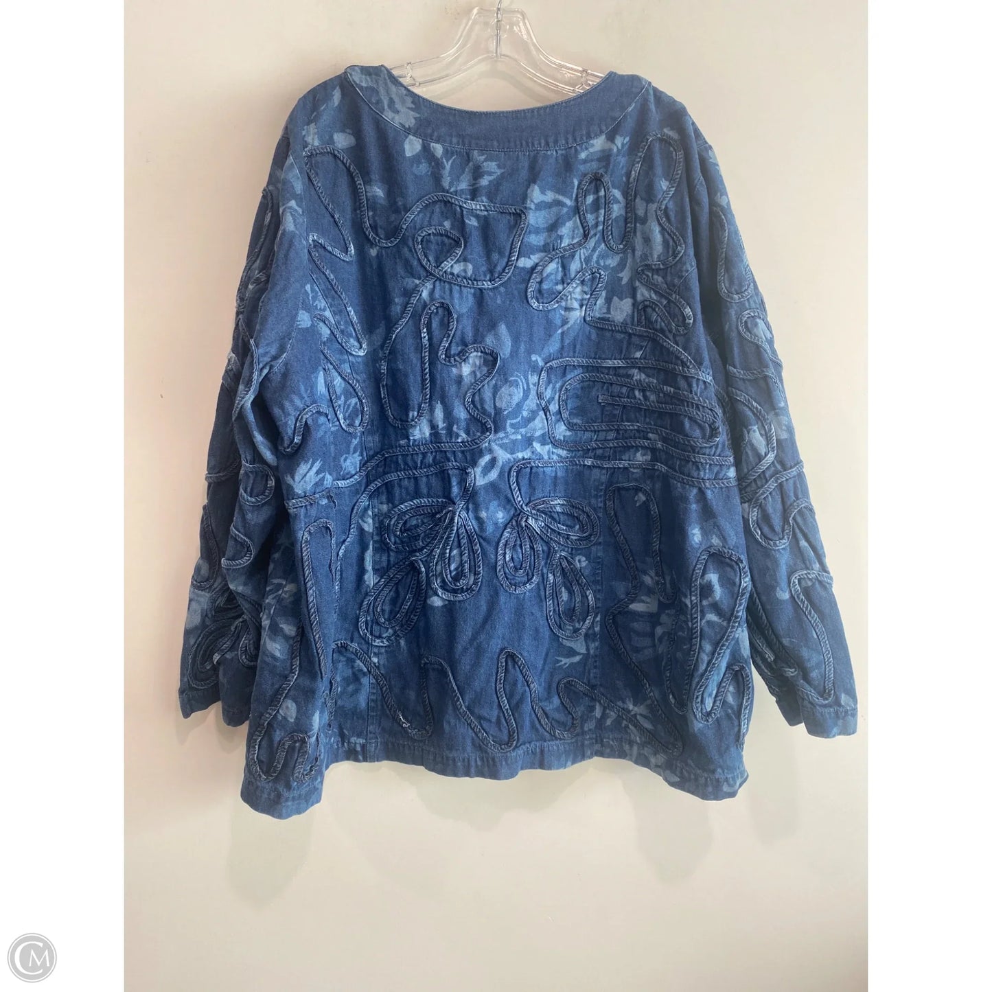 Jacket Denim By Liz And Me In Blue Denim, Size: 2x