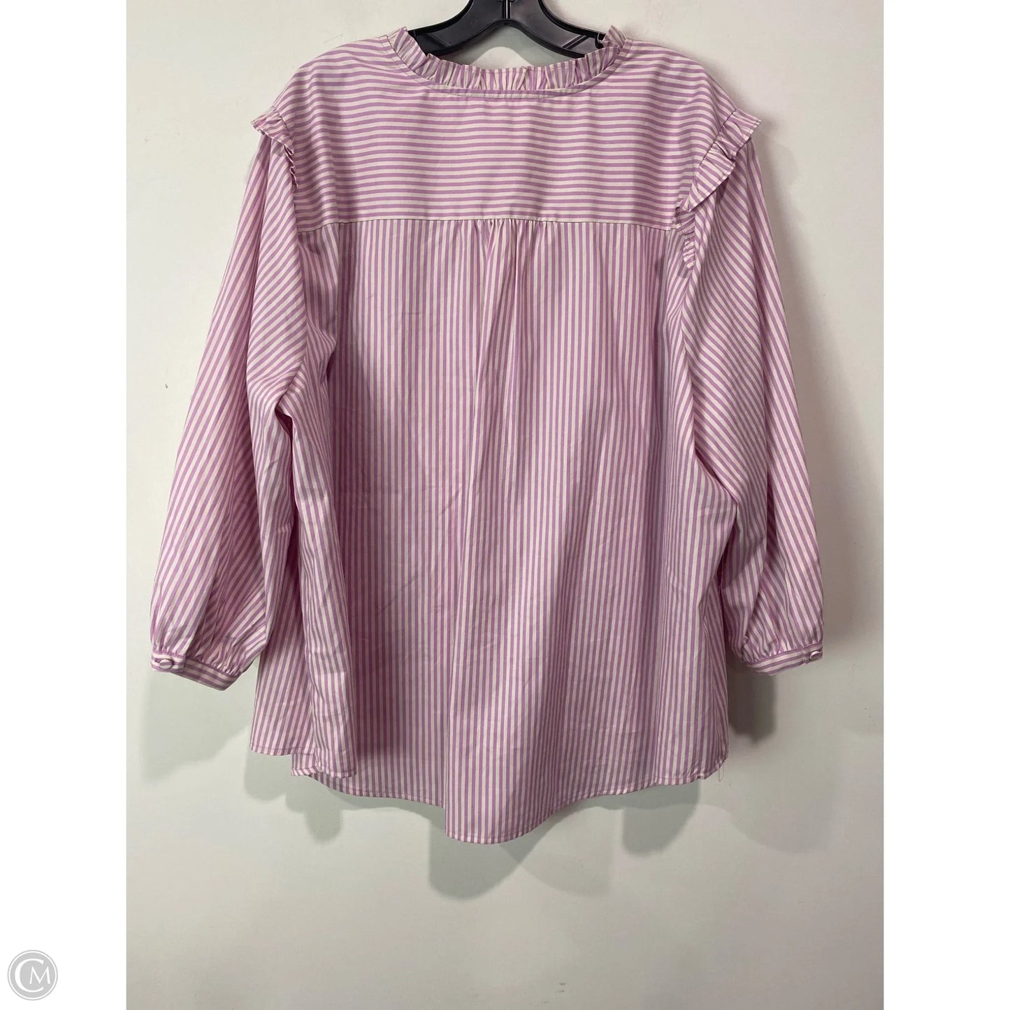 Top Long Sleeve By Lc Lauren Conrad In Purple, Size: 3x