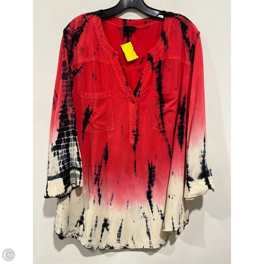 Top Long Sleeve By Torrid In Red, Size: 3x