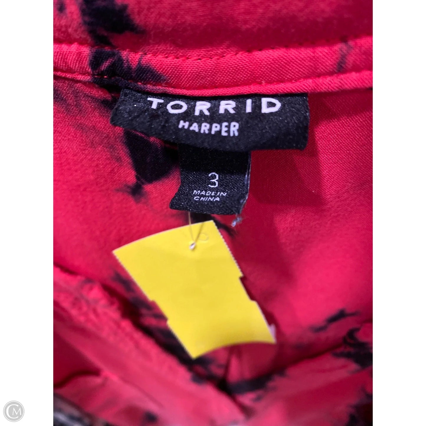 Top Long Sleeve By Torrid In Red, Size: 3x