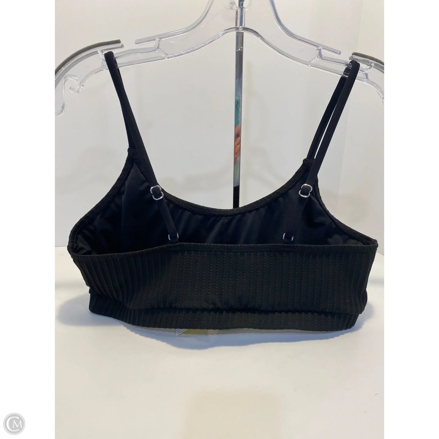 Athletic Bra By Clothes Mentor In Black, Size: L
