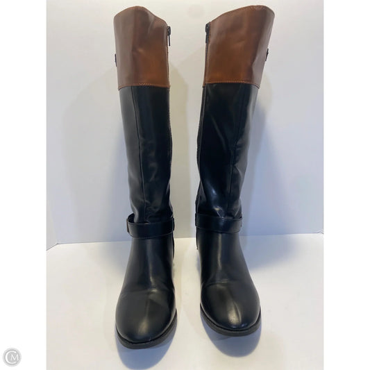 Boots Knee Flats By Rampage In Black, Size: 8.5