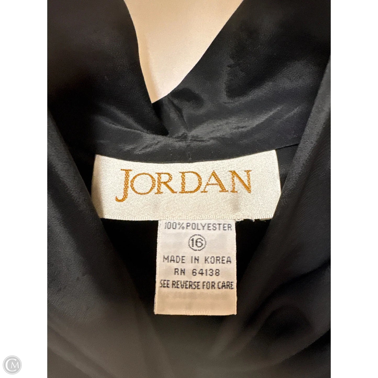 Top Long Sleeve Luxury Designer By Jordan In Black, Size: Xl