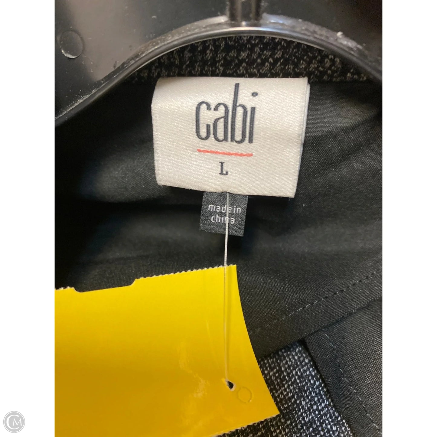 Coat Other By Cabi In Black, Size: L