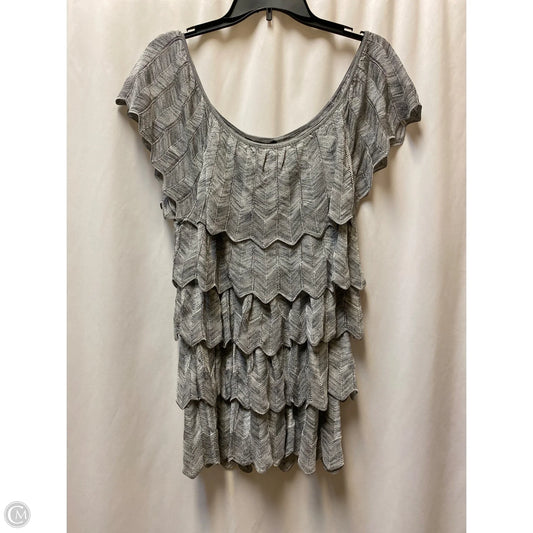 Top Sleeveless By White House Black Market In Silver, Size: Xl