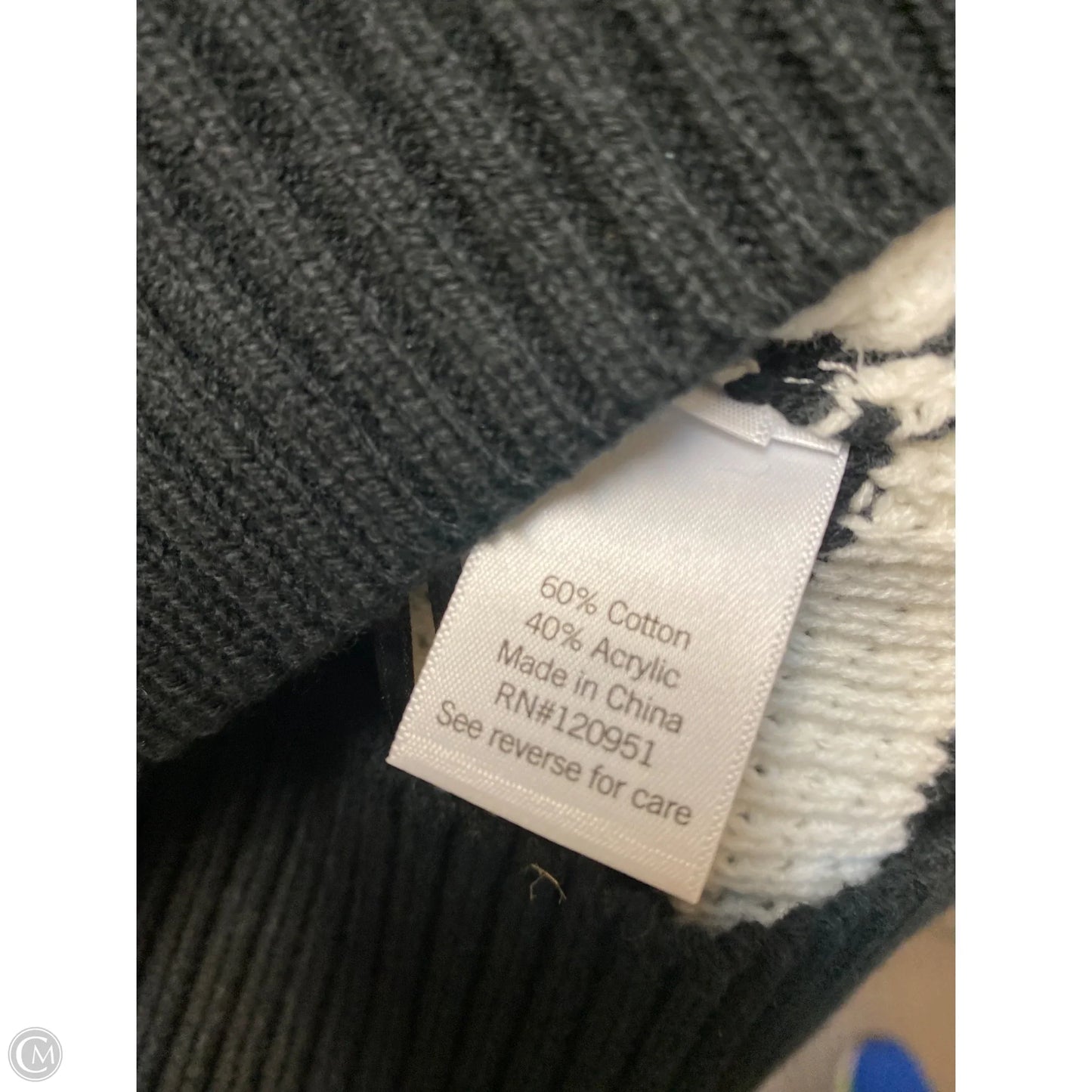 Sweater By So In Black & White, Size: Xs