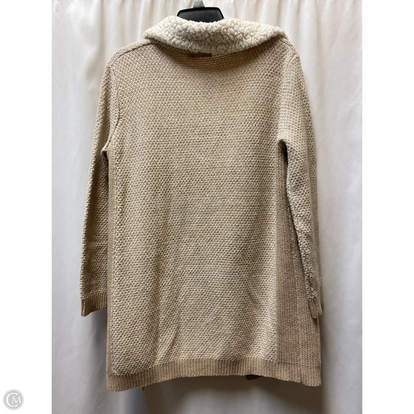 Cardigan By Solutions In Tan, Size: M