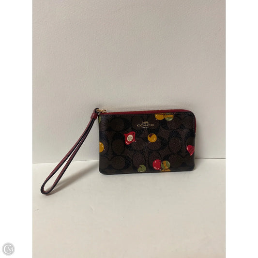 Wristlet Designer By Coach, Size: Medium