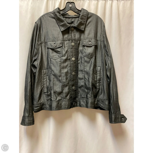 Jacket Moto By Tahari In Black, Size: Xxl