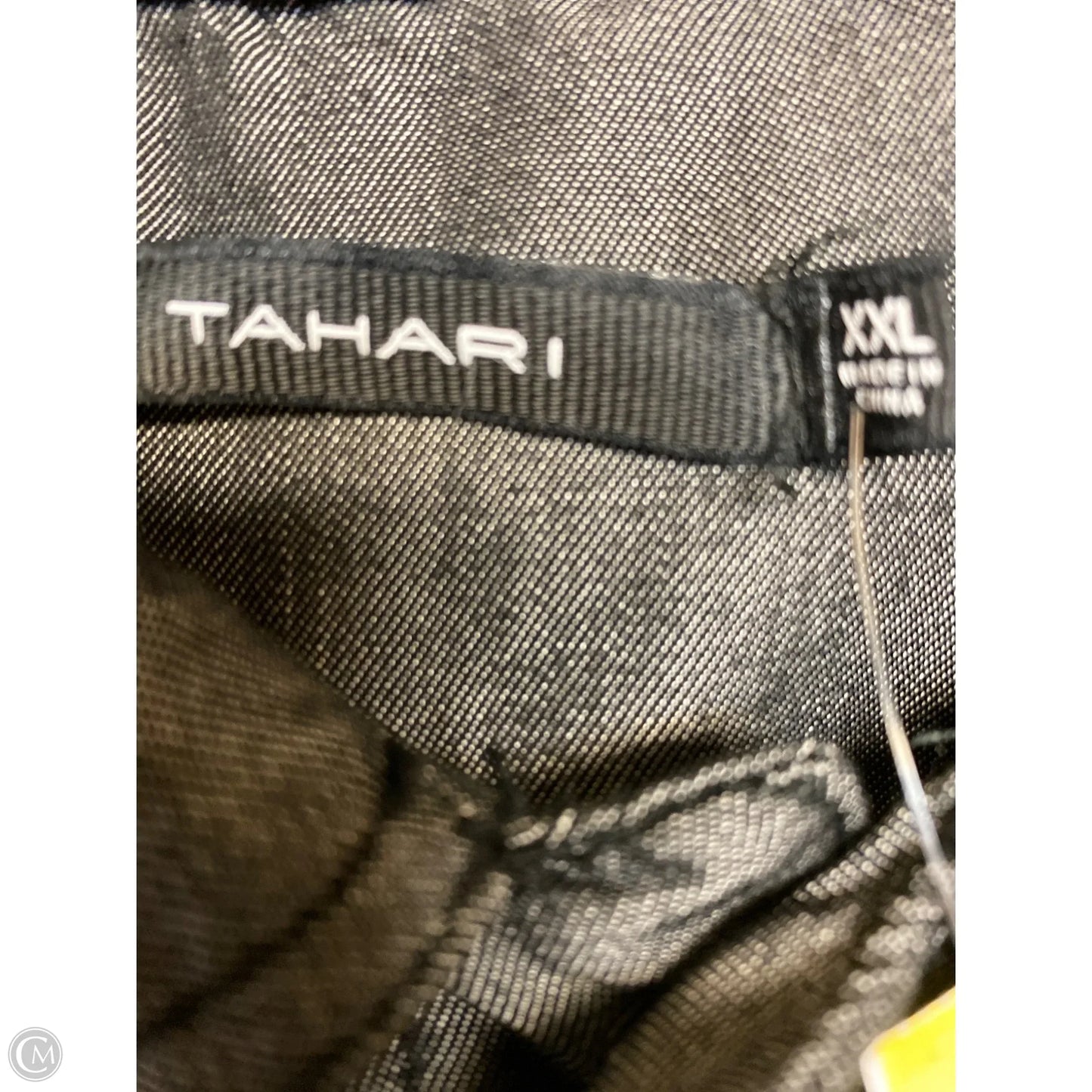 Jacket Moto By Tahari In Black, Size: Xxl