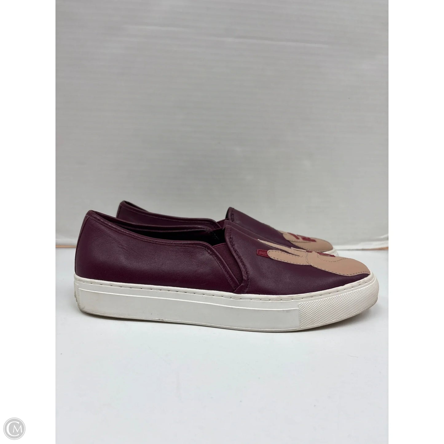 Shoes Flats By Katy Perry In Maroon, Size: 8