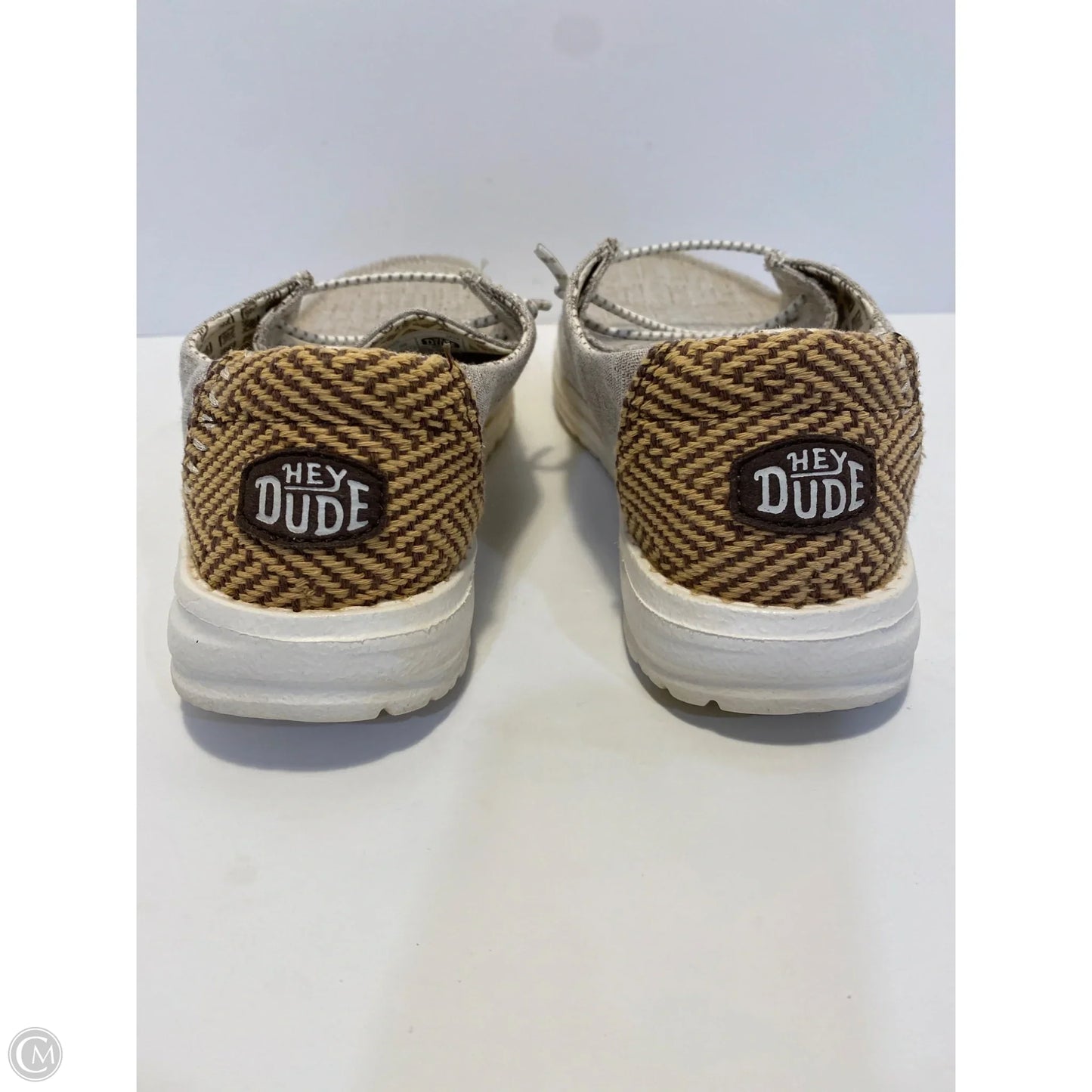 Shoes Flats By Hey Dude In Taupe, Size: 6