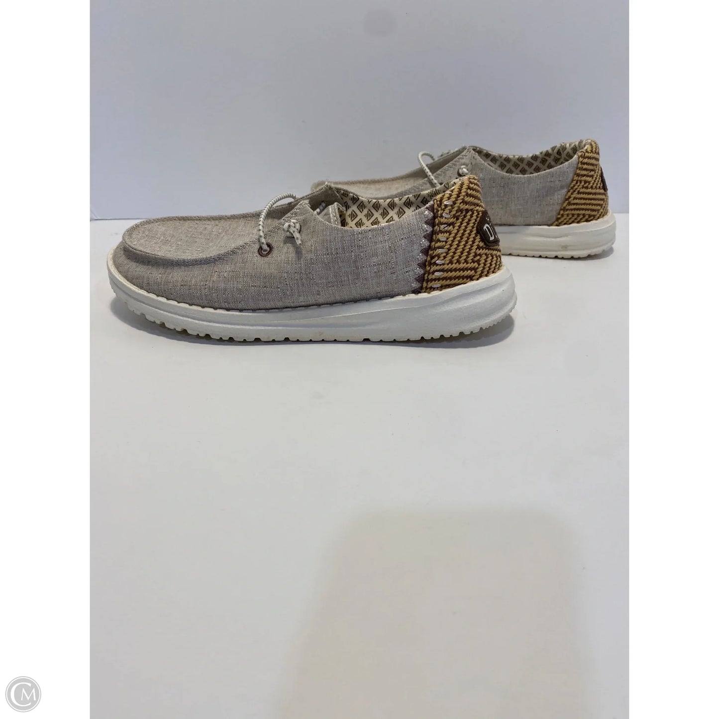 Shoes Flats By Hey Dude In Taupe, Size: 6