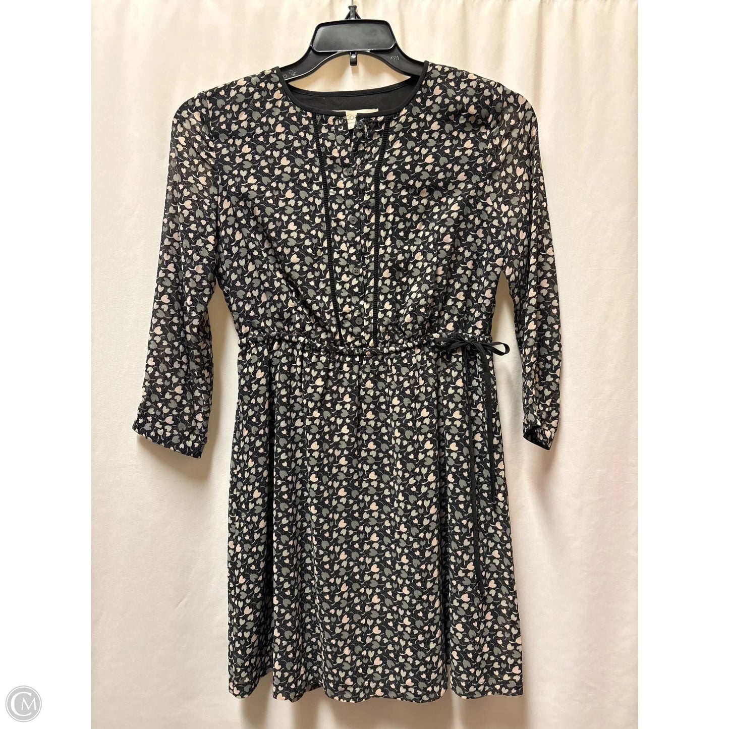 Dress Casual Midi By Loft In Black, Size: Sp