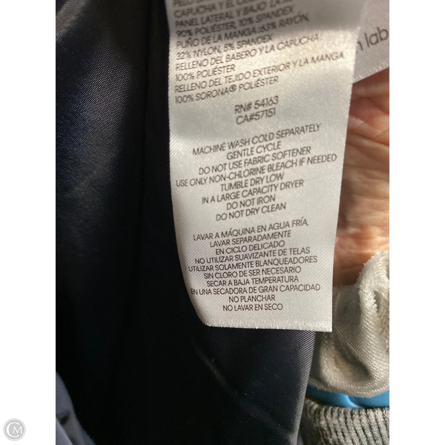 Coat Parka By Andrew Marc In Navy, Size: Xl