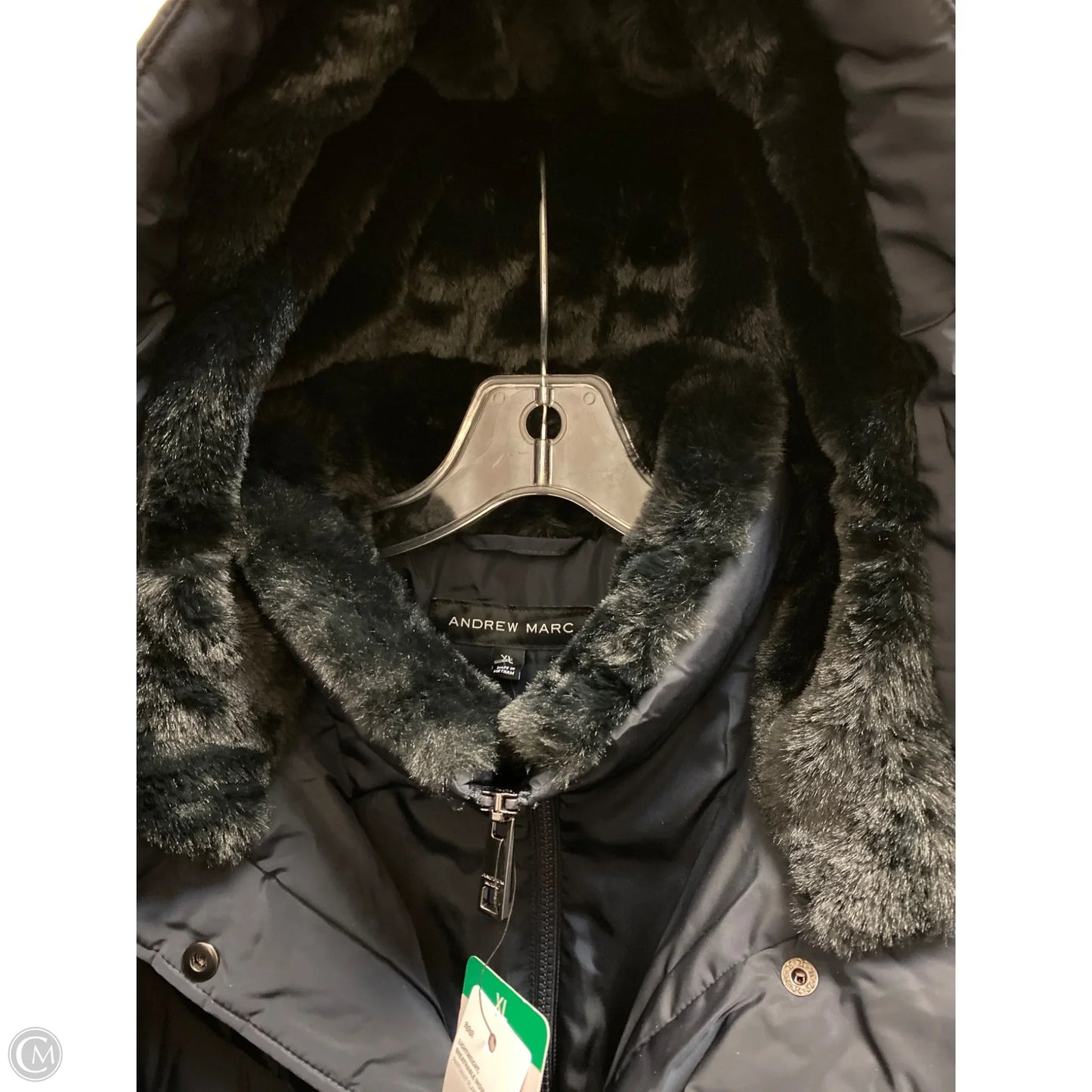 Coat Parka By Andrew Marc In Navy, Size: Xl