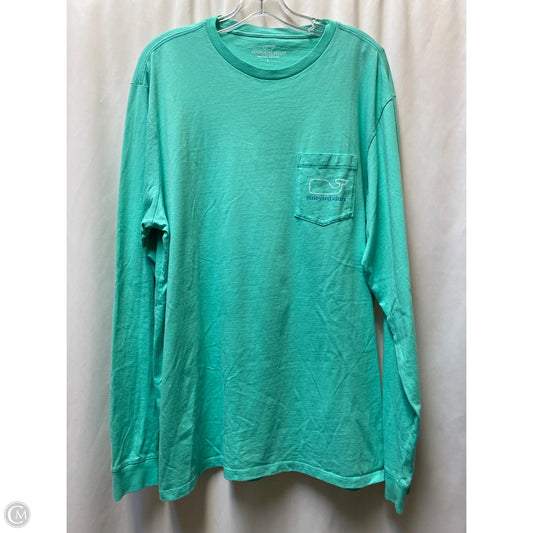 Top Long Sleeve By Vineyard Vines In Green, Size: L