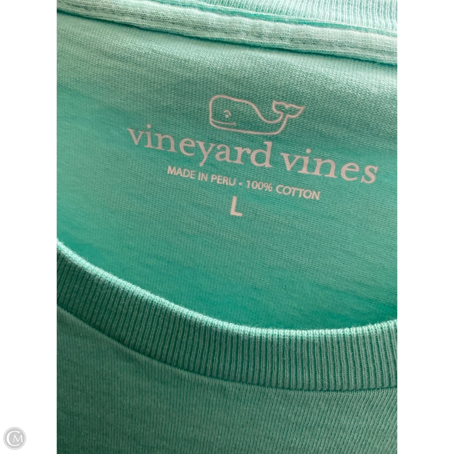Top Long Sleeve By Vineyard Vines In Green, Size: L