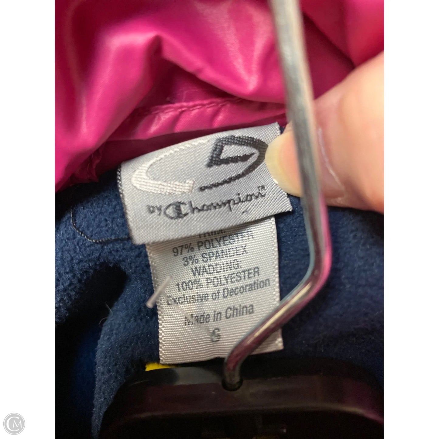 Jacket Puffer & Quilted By Champion In Pink, Size: S