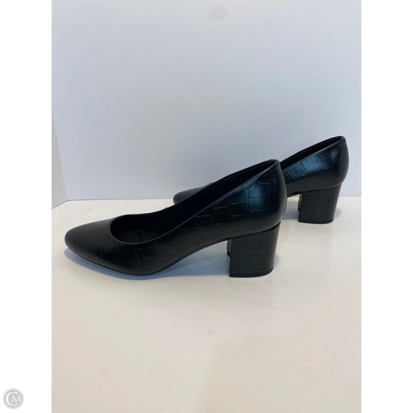 Shoes Heels Block By Easy Spirit In Black, Size: 9