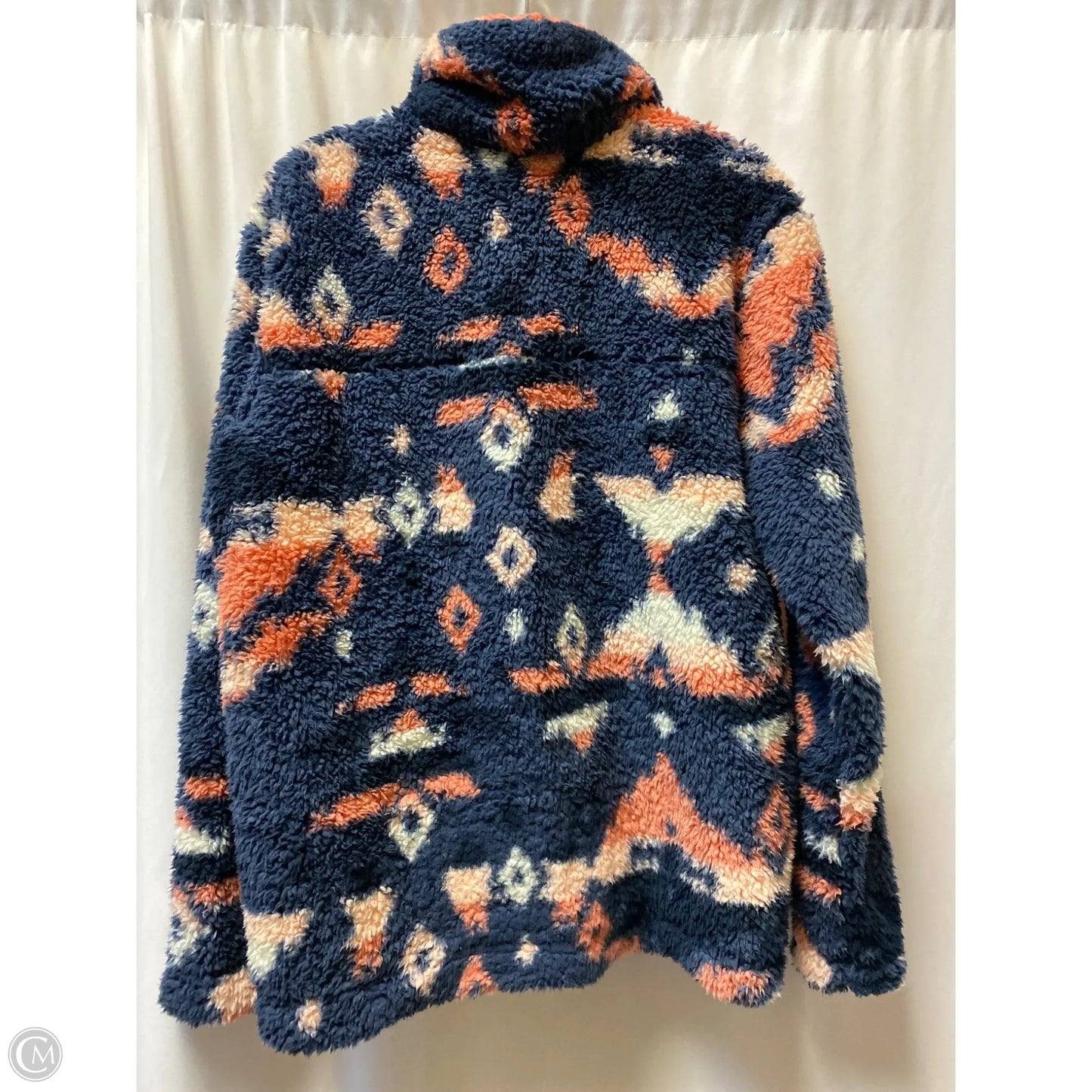 Jacket Faux Fur & Sherpa By Columbia In Blue, Size: L