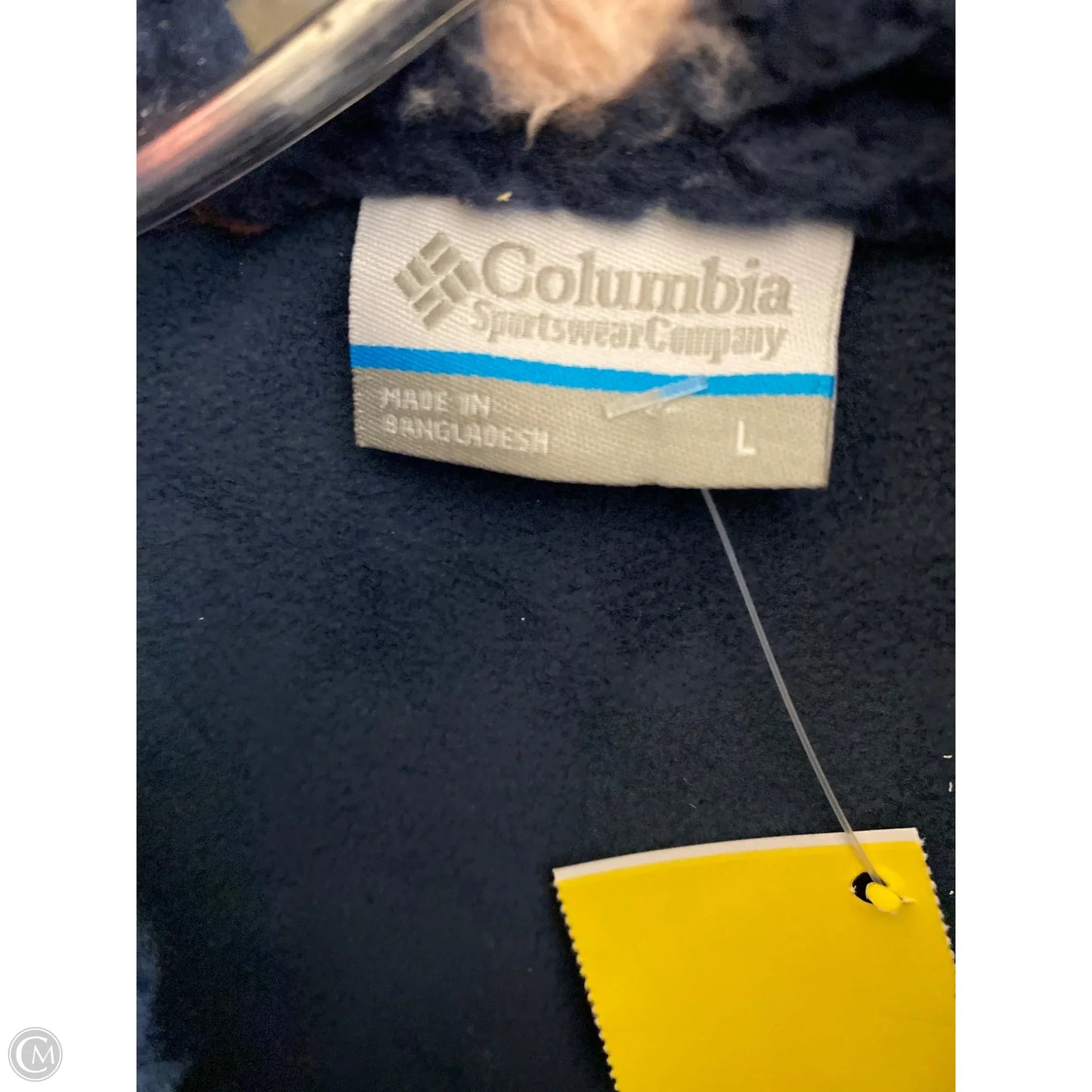 Jacket Faux Fur & Sherpa By Columbia In Blue, Size: L