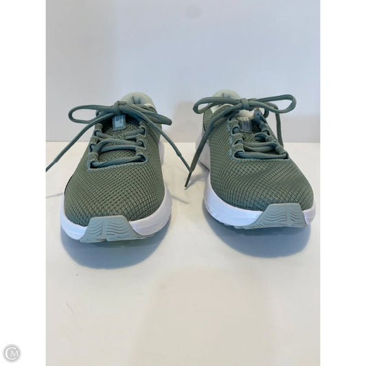 Shoes Athletic By Under Armour In Green, Size: 8