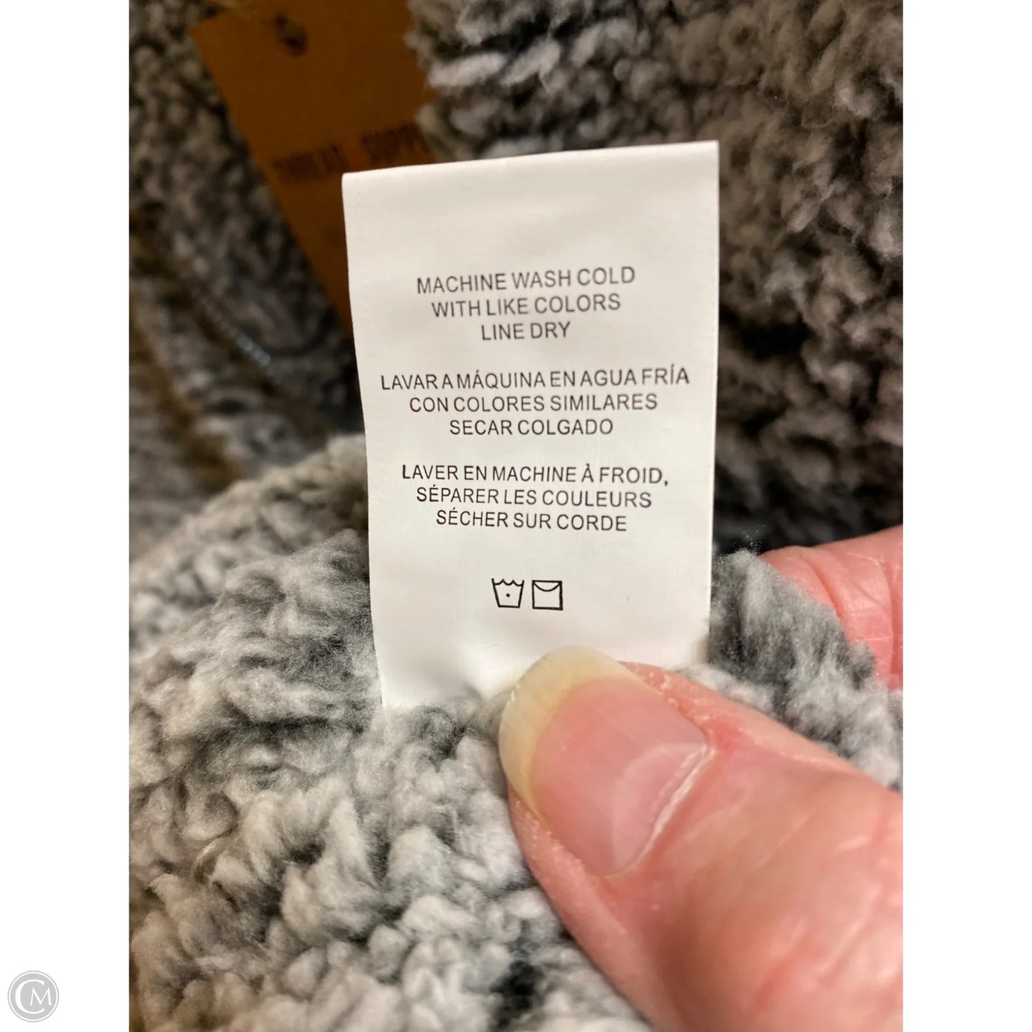 Vest Faux Fur & Sherpa By Thread And Supply In Grey, Size: Xs