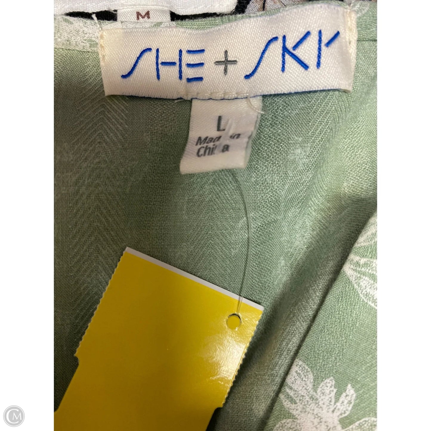 Dress Casual Maxi By She + Sky In Green, Size: L