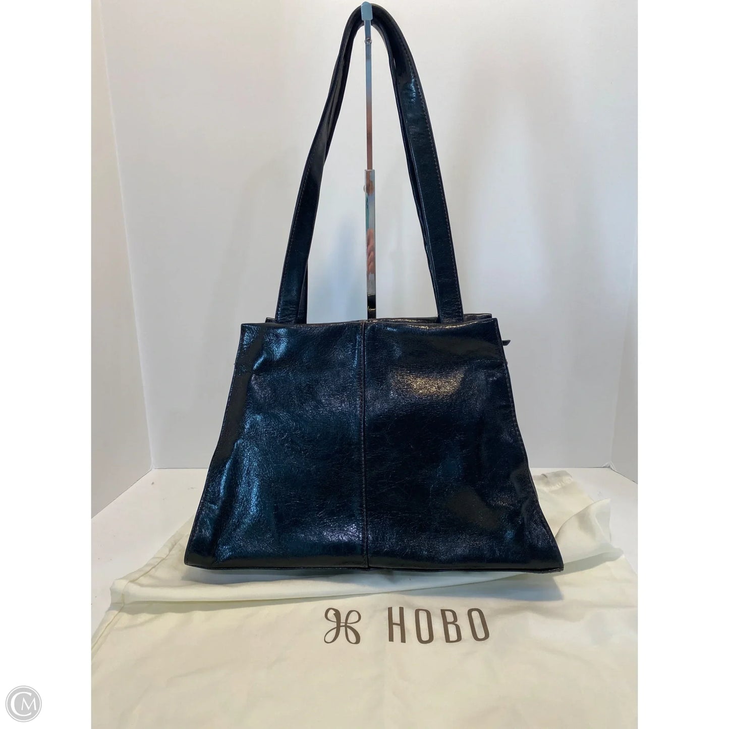 Handbag Leather By Hobo Intl, Size: Medium