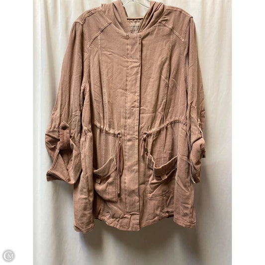 Jacket Utility By Torrid In Mauve, Size: 1x