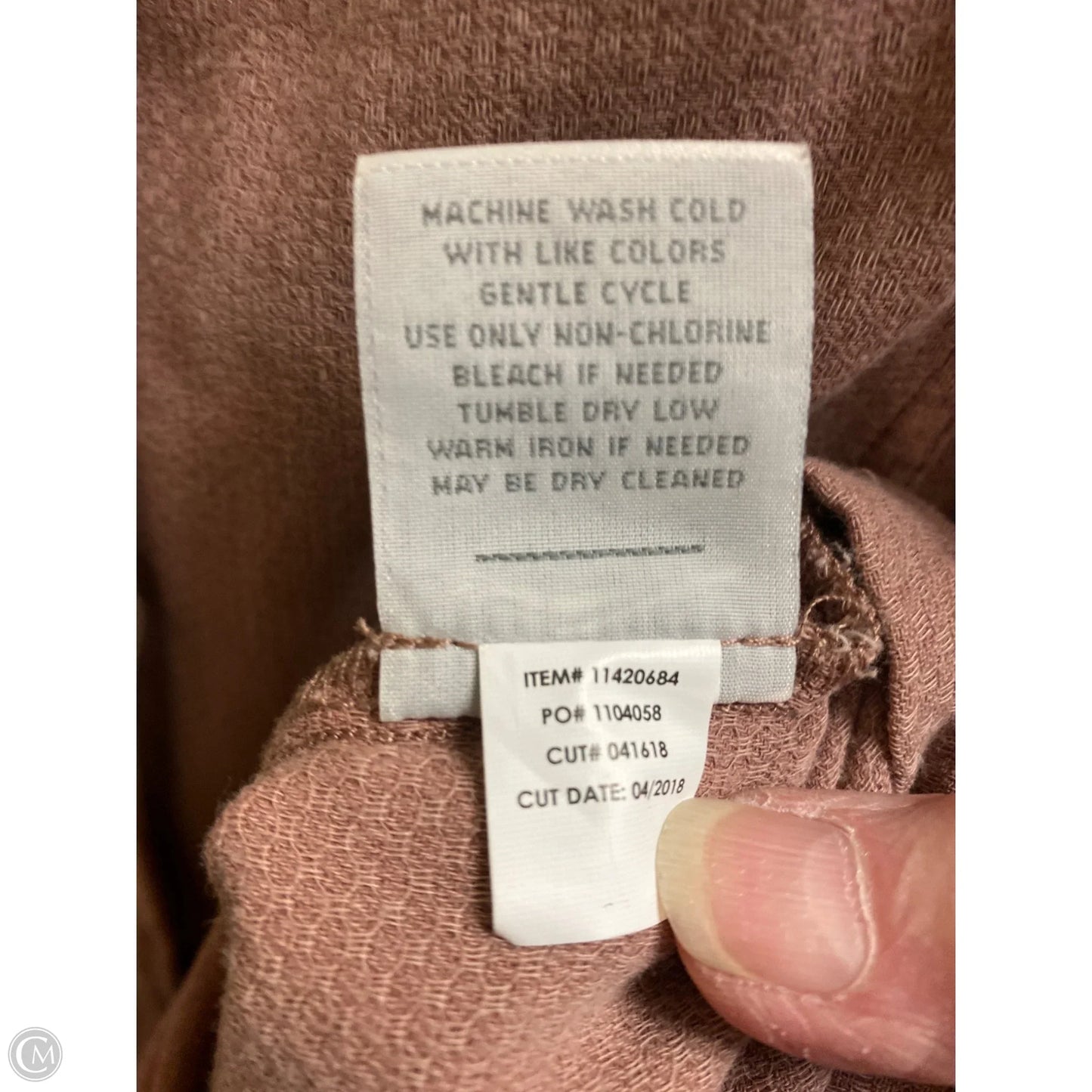 Jacket Utility By Torrid In Mauve, Size: 1x