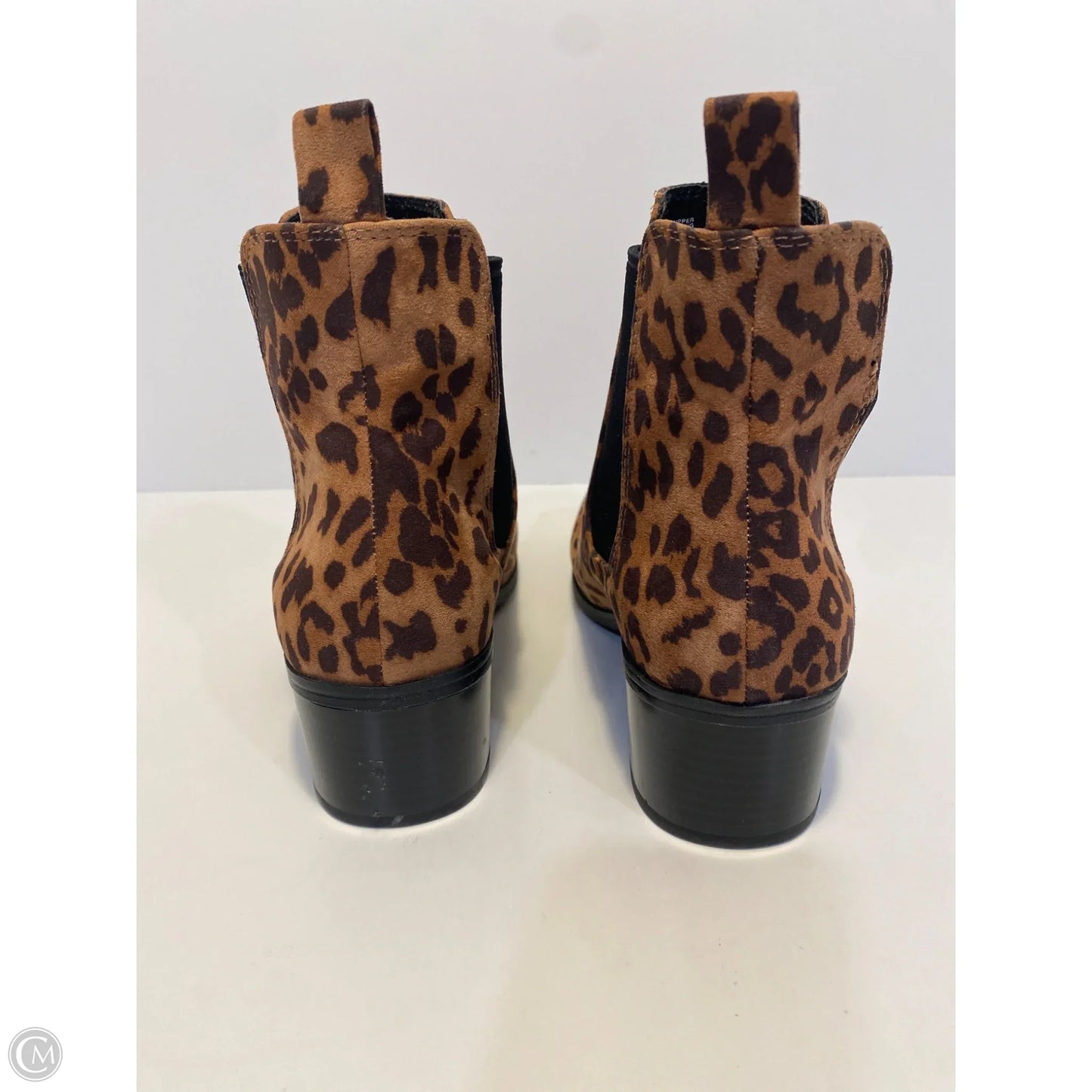 Boots Ankle Heels By A New Day In Animal Print, Size: 7
