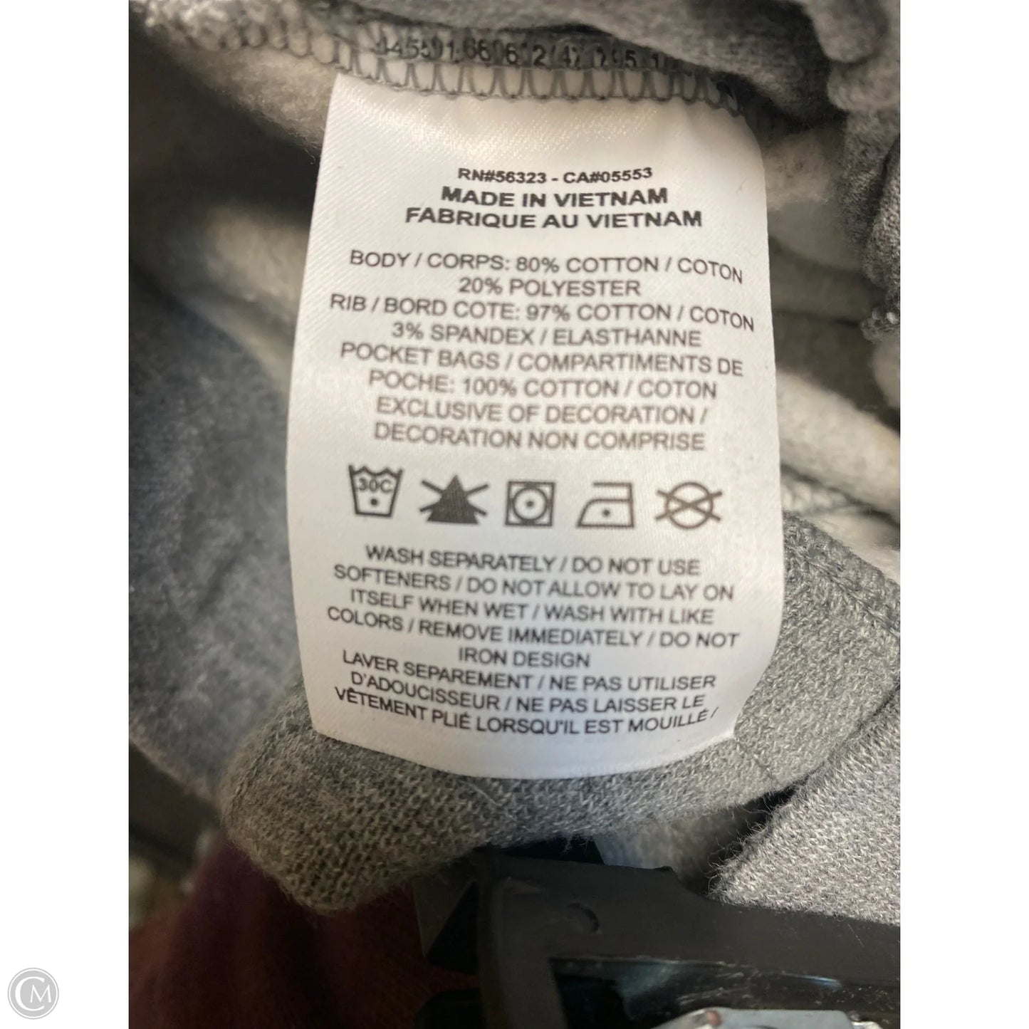 Athletic Pants By Nike In Grey, Size: L