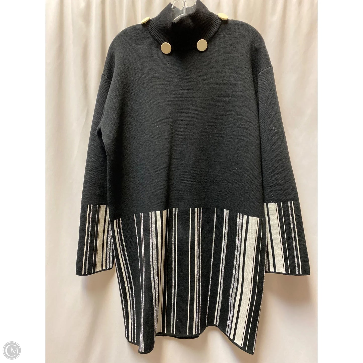 Dress Casual Midi By Clothes Mentor In Black, Size: M