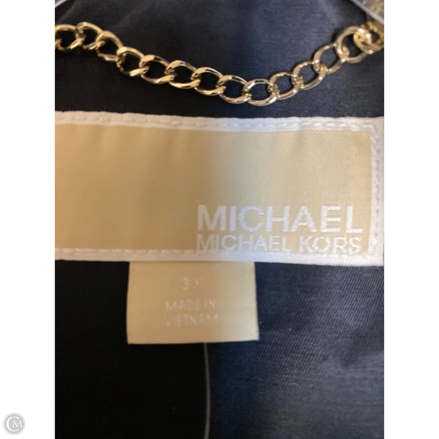 Coat Raincoat By Michael By Michael Kors In Navy, Size: 3x