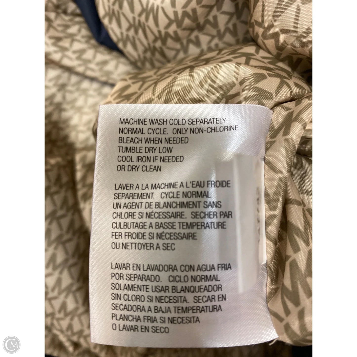 Coat Raincoat By Michael By Michael Kors In Navy, Size: 3x