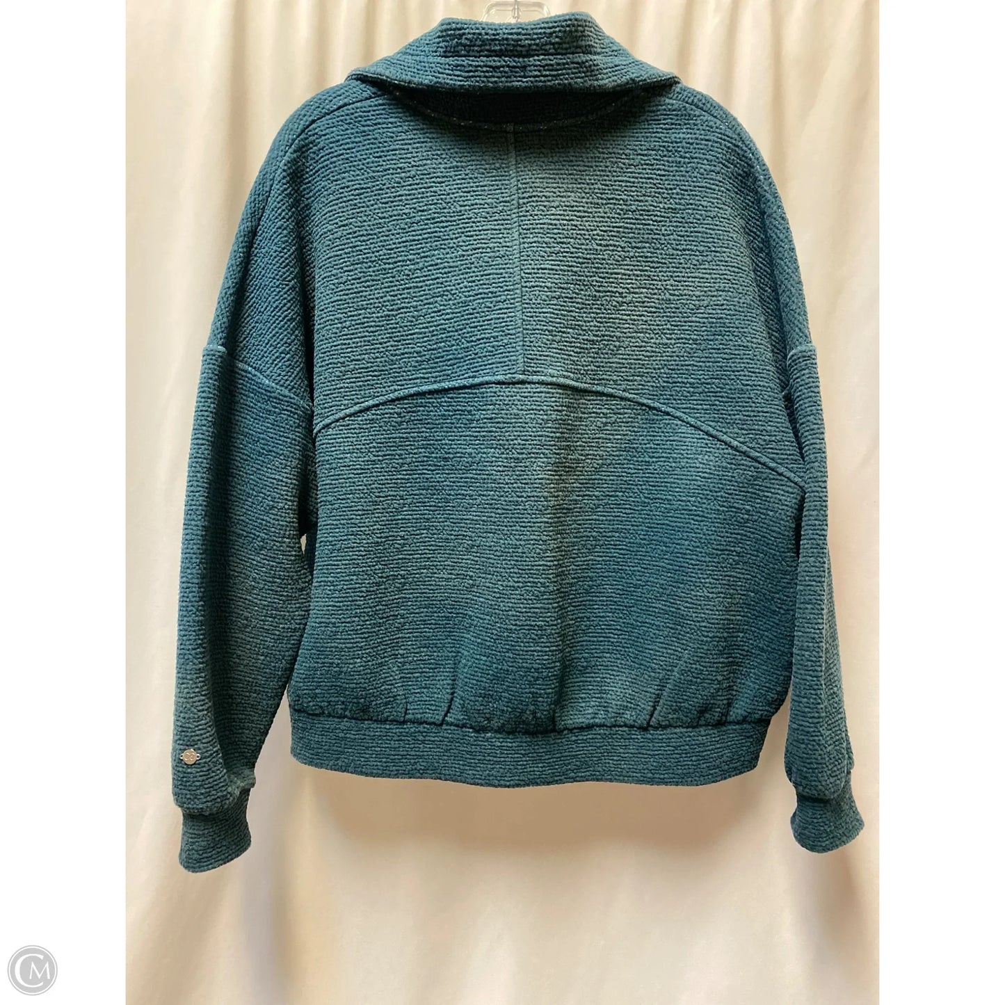 Athletic Sweatshirt Collar By Calia In Aqua, Size: Sp