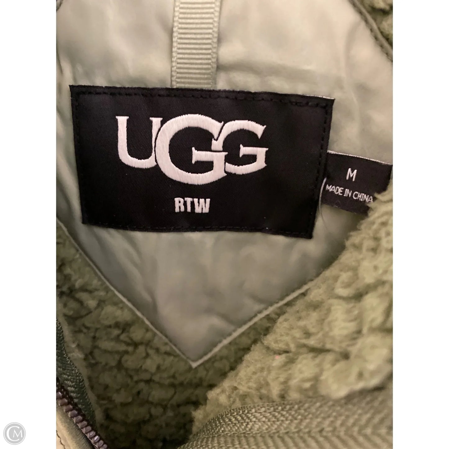 Jacket Designer By Ugg In Green, Size: M