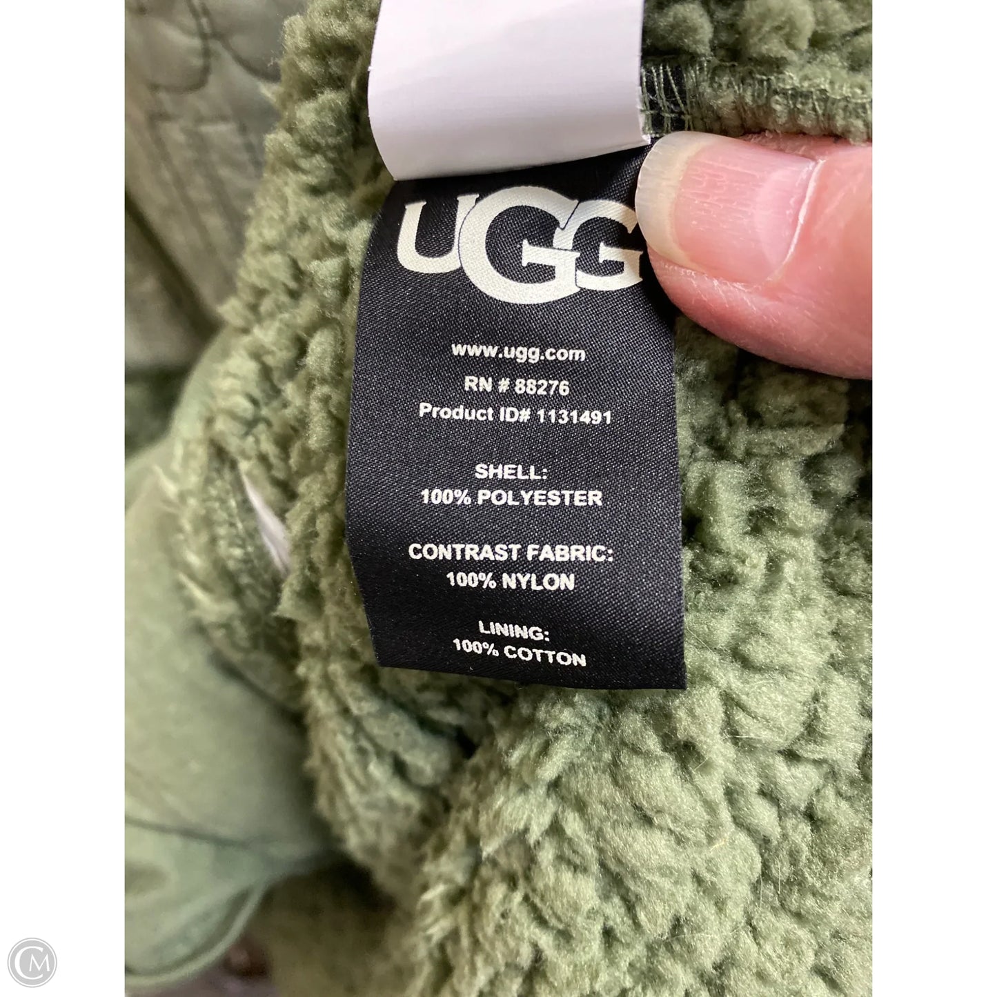 Jacket Designer By Ugg In Green, Size: M