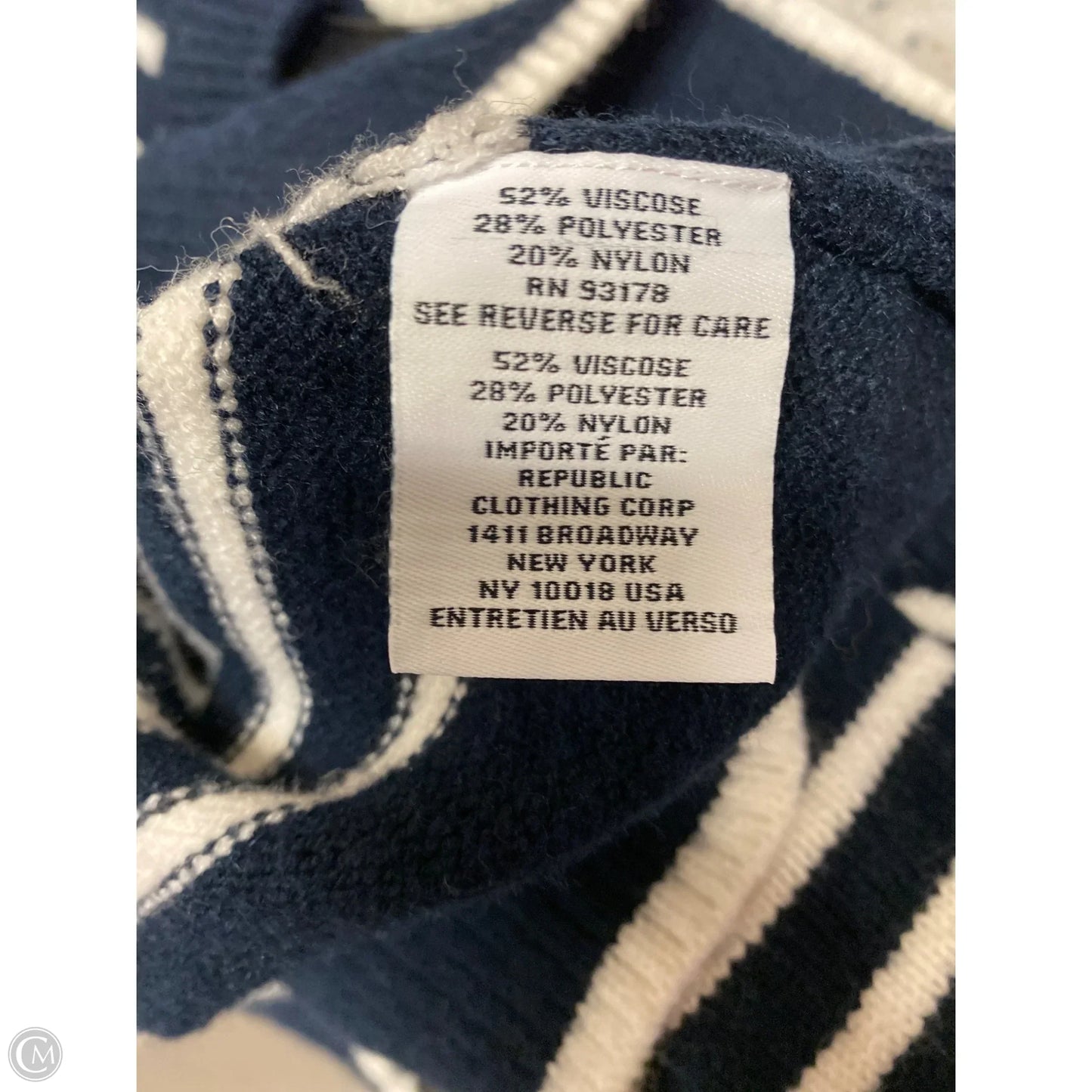 Sweater By Magaschoni In Blue, Size: L