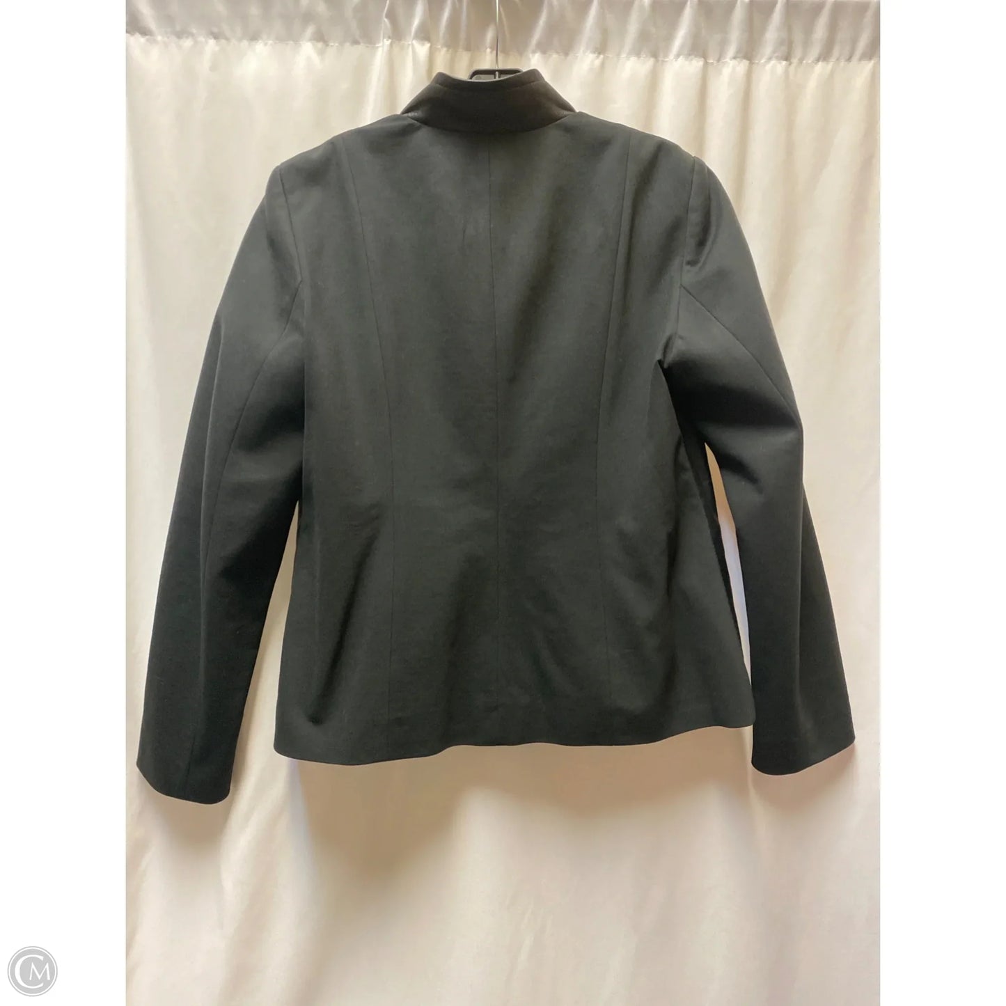 Jacket Leather By Talbots In Black, Size: L